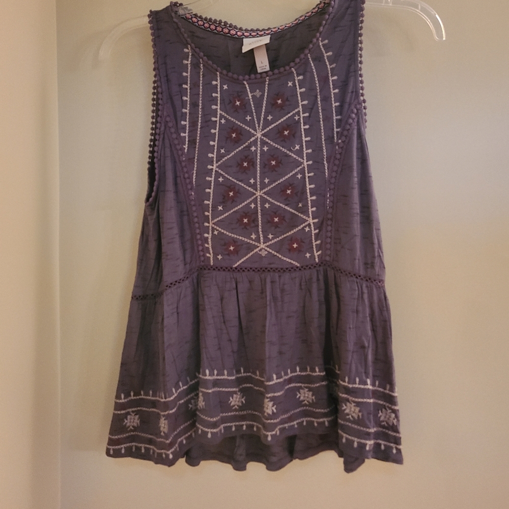 Knox Rose Women's Sleveless Boho Top